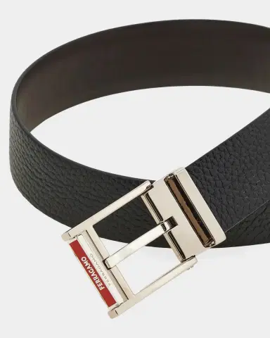 Ferragamo Men's Reversible Leather Resin-Buckle Belt | Thumbnail 4