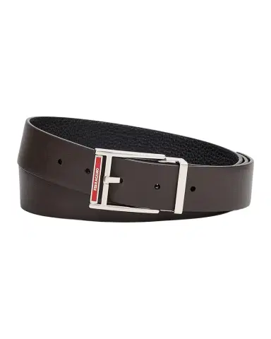 Ferragamo Men's Reversible Leather Resin-Buckle Belt | Thumbnail 1