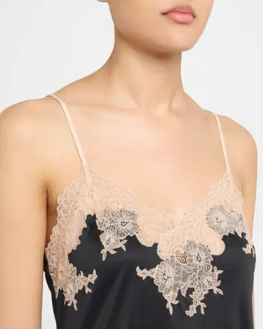 Natori Enchant Cropped Lace-Trim Cami Pajama Set | Thumbnail 5