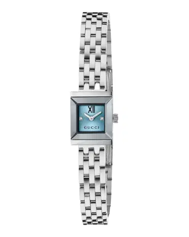 Gucci G-Frame 14x18mm Watch, Light Blue | Thumbnail 1