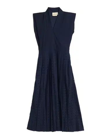 LOVEBIRDS Talis Pleated Cutout Midi Dress | Thumbnail 1 LOVEBIRDS Talis Pleated Cutout Midi Dress | Thumbnail 1