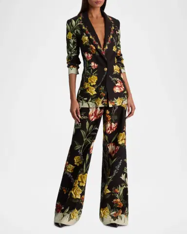 ALICE + OLIVIA Denny Slim Boyfriend Blazer | Thumbnail 2 ALICE + OLIVIA Denny Slim Boyfriend Blazer | Thumbnail 2
