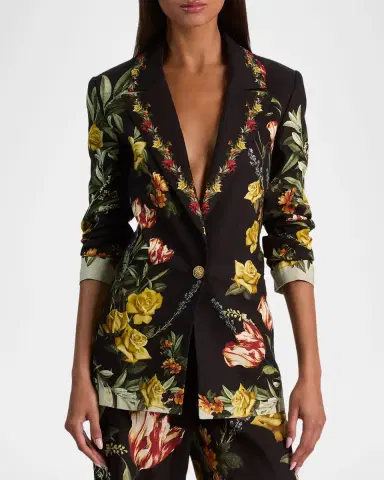 ALICE + OLIVIA Denny Slim Boyfriend Blazer | Thumbnail 4 ALICE + OLIVIA Denny Slim Boyfriend Blazer | Thumbnail 4
