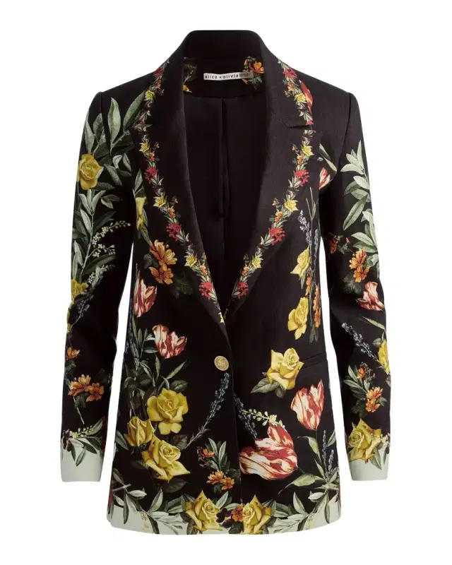 Denny Slim Boyfriend Blazer