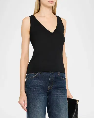 rag & bone The Knit V-Neck Tank Top | Thumbnail 4 rag & bone The Knit V-Neck Tank Top | Thumbnail 4