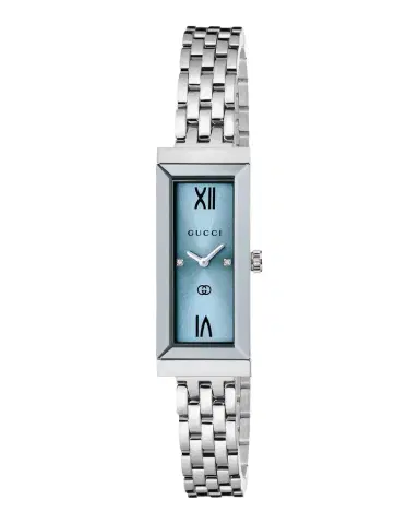 Gucci G-Frame 14x34mm Watch, Light Blue | Thumbnail 1