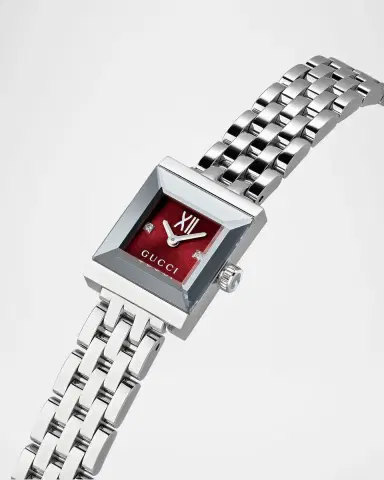 Gucci G-Frame 14x18mm Watch, Red | Thumbnail 4 Gucci G-Frame 14x18mm Watch, Red | Thumbnail 4
