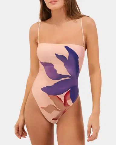 Vix Bianca Strapless One-Piece Swimsuit | Thumbnail 3