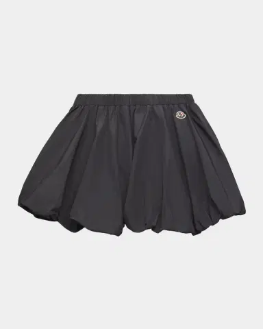 Moncler Girl's Taffeta Cargo Shorts, Size 12 | Thumbnail 2
