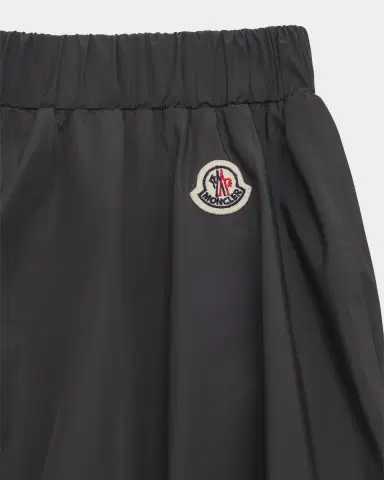 Moncler Girl's Taffeta Cargo Shorts, Size 12 | Thumbnail 3