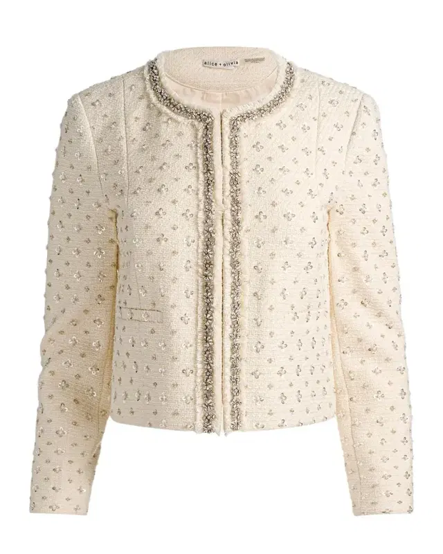 Thomasina Embellished Tweed Jacket