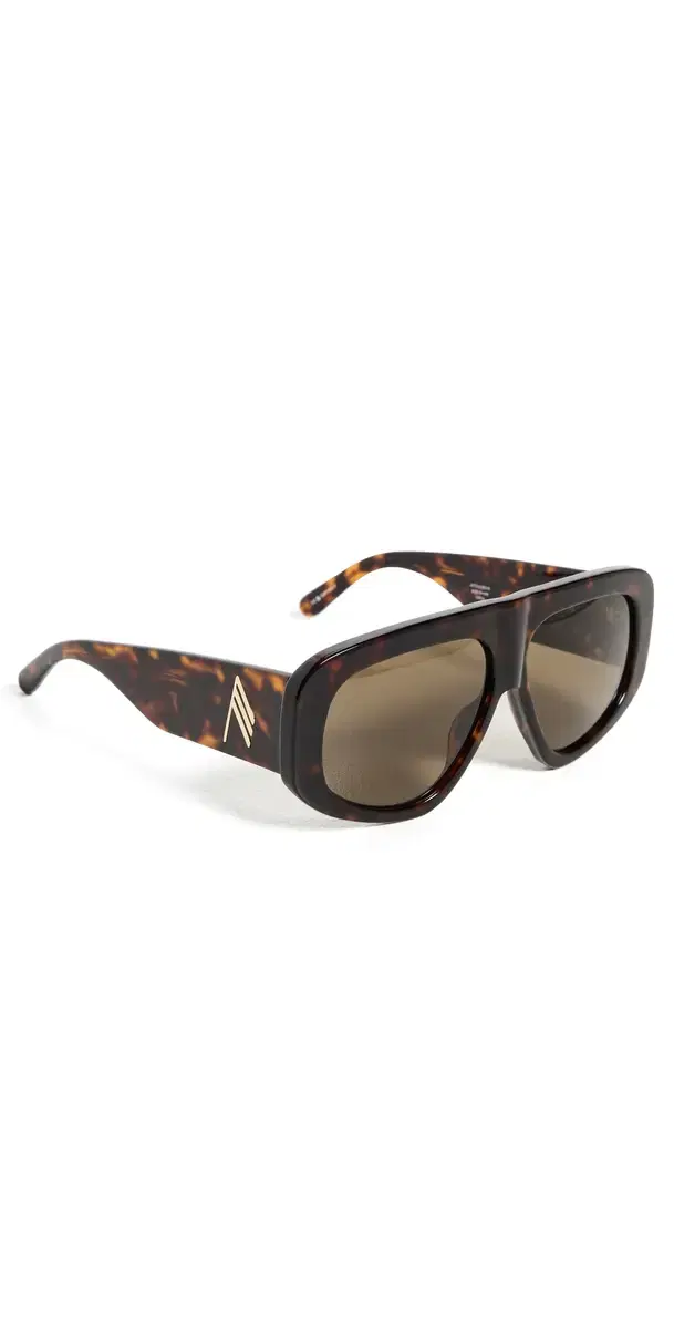 Milano Sunglasses Tortoiseshell/Yellow Gold/Brown One Size