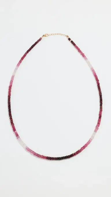 JIA JIA 14k Ombre Ruby Necklace | Thumbnail 2 JIA JIA 14k Ombre Ruby Necklace | Thumbnail 2