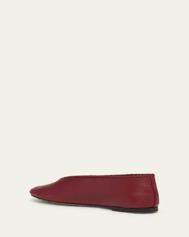 Bottega Veneta Lagoon Nappa Leather Ballerina Flats | Thumbnail 4