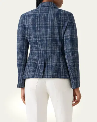 Akris Delia Buttoned Tweed Jacket | Thumbnail 3 Akris Delia Buttoned Tweed Jacket | Thumbnail 3