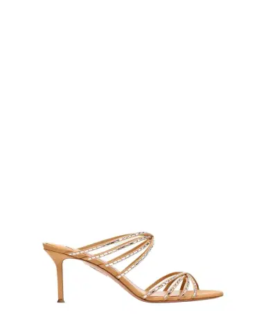 Aquazzura Tell Me Crystal 75mm Grosgrain Sandals | Thumbnail 1 Aquazzura Tell Me Crystal 75mm Grosgrain Sandals | Thumbnail 1