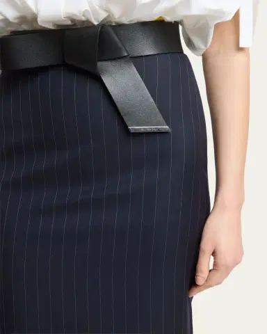 Givenchy Pinstripe Wool Pencil Midi Skirt | Thumbnail 5 Givenchy Pinstripe Wool Pencil Midi Skirt | Thumbnail 5