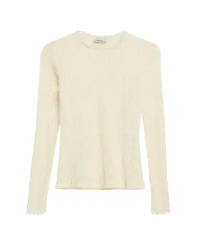 Isabel Marant Brany Stretch Lace Long-Sleeve Top | Thumbnail 1 Isabel Marant Brany Stretch Lace Long-Sleeve Top | Thumbnail 1