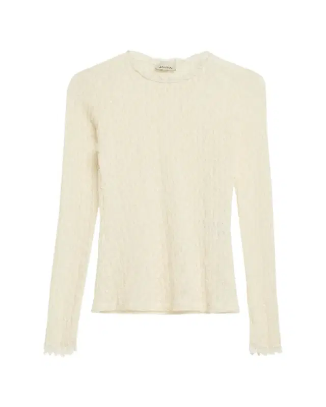 Isabel Marant Brany Stretch Lace Long-Sleeve Top