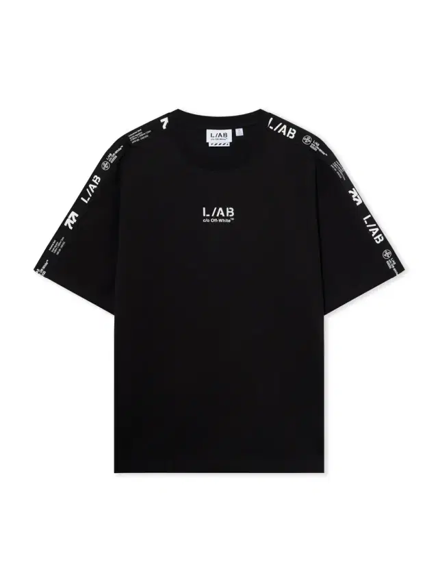 Off-White L/AB Logo Tape T-Shirt