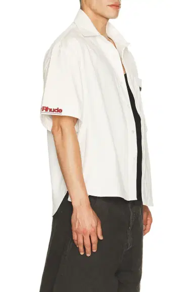 Rhude Petrol Oversized Mechanic Shirt | Thumbnail 2