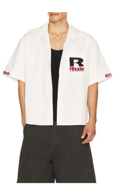 Rhude Petrol Oversized Mechanic Shirt | Thumbnail 7