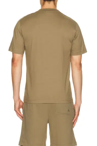 Burberry Seth Check Piping T-Shirt | Thumbnail 2 Burberry Seth Check Piping T-Shirt | Thumbnail 2