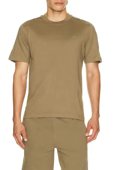 Burberry Seth Check Piping T-Shirt | Thumbnail 1 Burberry Seth Check Piping T-Shirt | Thumbnail 1