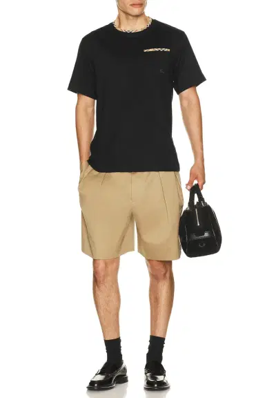 Burberry Ryan Check Piping Pocket T-Shirt | Thumbnail 3