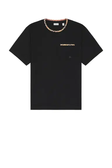 Burberry Ryan Check Piping Pocket T-Shirt | Thumbnail 4