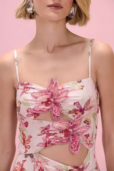 PatBo ORCHID BLOOM BEADED BODYSUIT | Thumbnail 2 PatBo ORCHID BLOOM BEADED BODYSUIT | Thumbnail 2