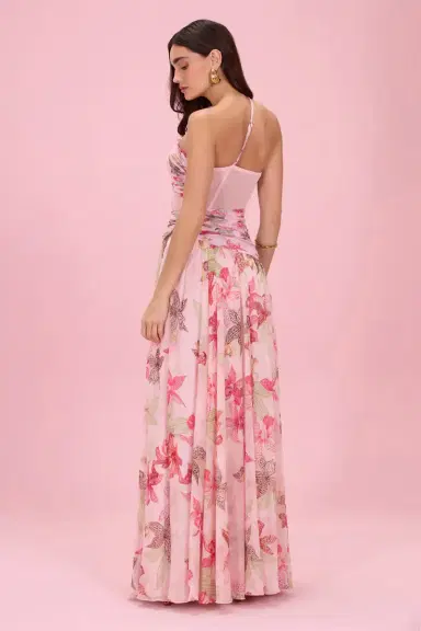 PatBo ORCHID BLOOM CHIFFON CORSET GOWN | Thumbnail 5 PatBo ORCHID BLOOM CHIFFON CORSET GOWN | Thumbnail 5