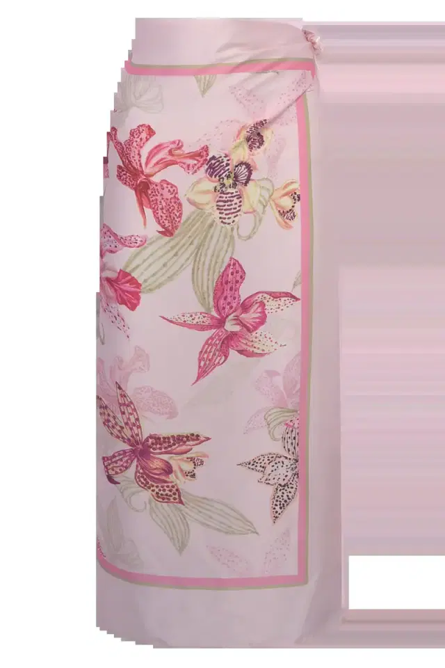 ORCHID BLOOM SCARF PINK