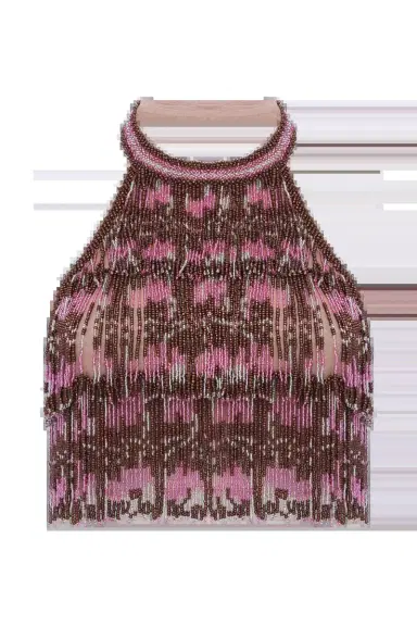 PatBo ROSE MIRAGE BEADED TOP | Thumbnail 4
