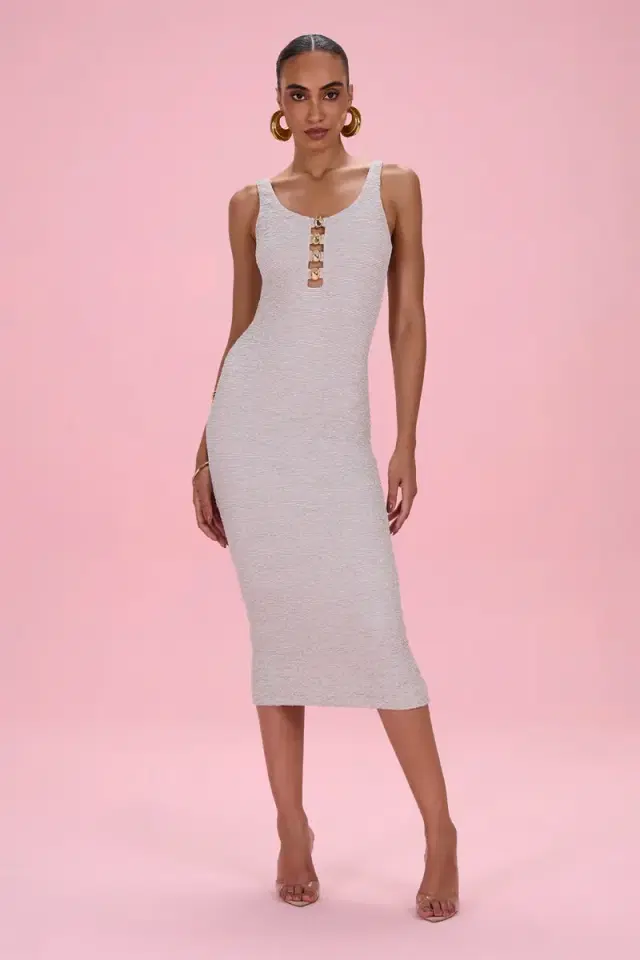 SILVERSAND MIDI DRESS