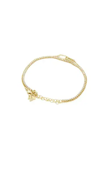 By Adina Eden Tennis & Paperclip Pave Bracelet Combo Set | Thumbnail 3 By Adina Eden Tennis & Paperclip Pave Bracelet Combo Set | Thumbnail 3
