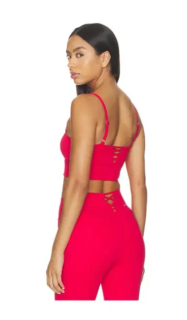 Fleur du Mal Laced Up Molded Sports Bra | Thumbnail 4