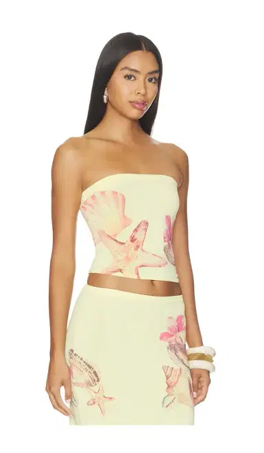 Lovers and Friends Katia Floral Print Tube Top | Thumbnail 2