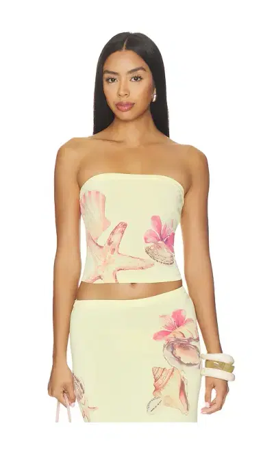 Lovers and Friends Katia Floral Print Tube Top | Thumbnail 1