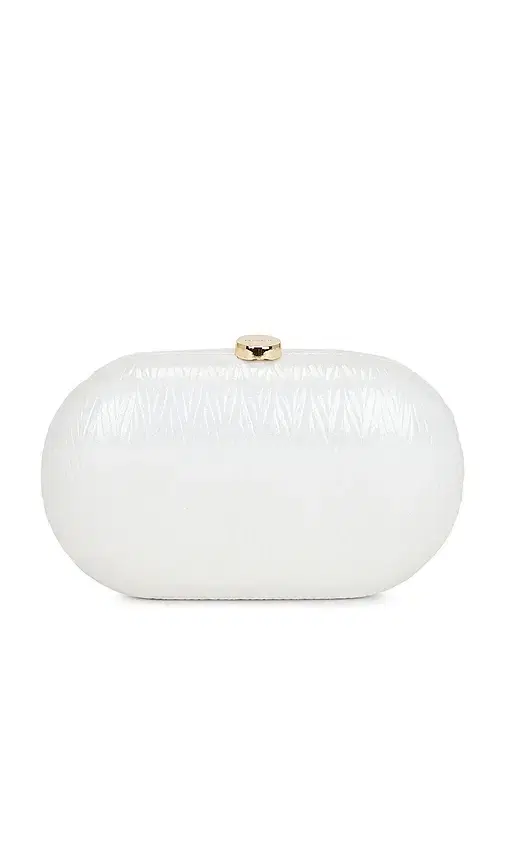 olga berg Izza Oval Clutch