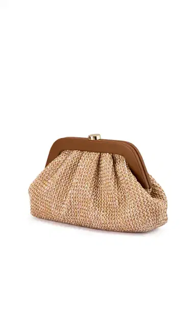 olga berg Ash Woven Clutch | Thumbnail 2 olga berg Ash Woven Clutch | Thumbnail 2
