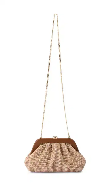 olga berg Ash Woven Clutch | Thumbnail 3 olga berg Ash Woven Clutch | Thumbnail 3