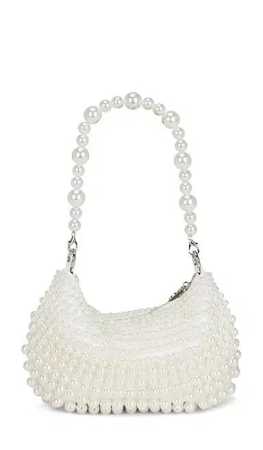 olga berg Pia Pearl Croissant Bag | Thumbnail 2 olga berg Pia Pearl Croissant Bag | Thumbnail 2