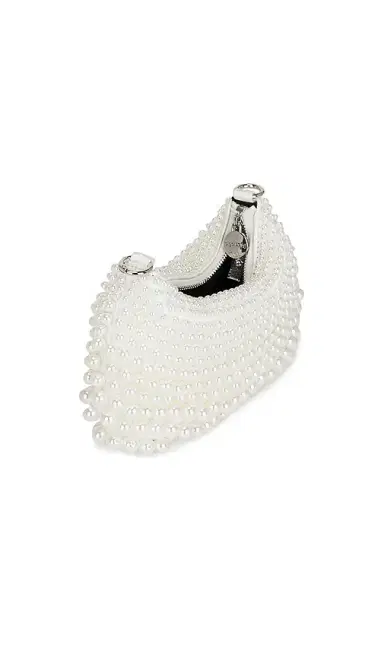 olga berg Pia Pearl Croissant Bag | Thumbnail 4 olga berg Pia Pearl Croissant Bag | Thumbnail 4