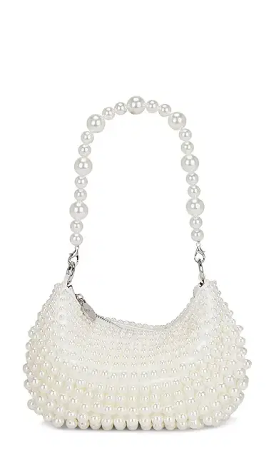 olga berg Pia Pearl Croissant Bag | Thumbnail 1 olga berg Pia Pearl Croissant Bag | Thumbnail 1