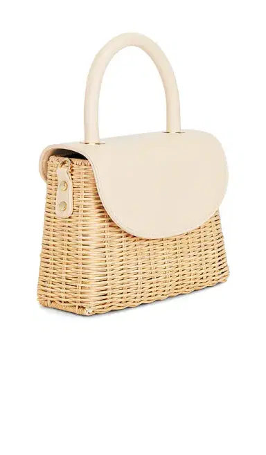 olga berg Elle Wicker Top Handle Bag | Thumbnail 3 olga berg Elle Wicker Top Handle Bag | Thumbnail 3