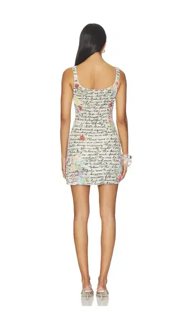 LA FUORI Aurete Enchanted Garden Mini Dress | Thumbnail 3