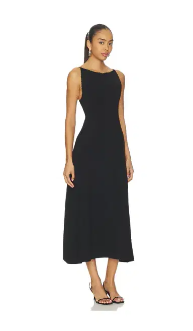 Theory Square Neck Maxi Dress | Thumbnail 2 Theory Square Neck Maxi Dress | Thumbnail 2