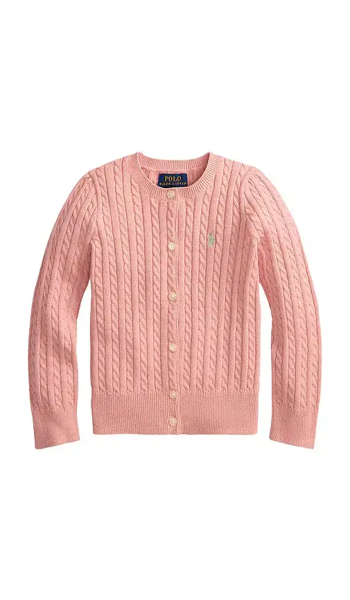 Kids Cable Knit Cotton Cardigan