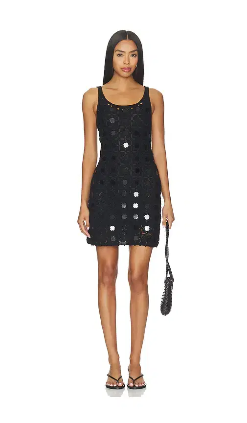 Le Superbe Gypset Crochet Mirrored Dress